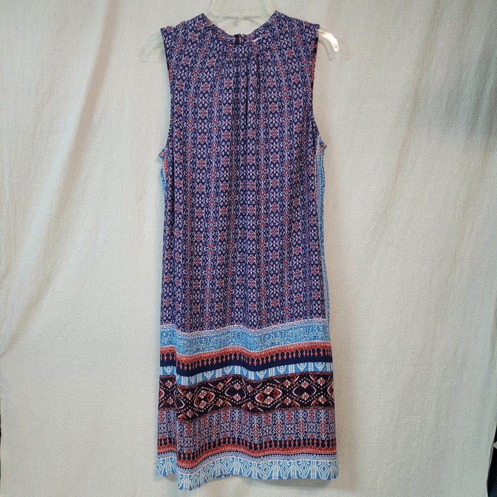 DR2 Sleeveless Dress, Womens Small, Daniel Rainn Colorful Boho Indie